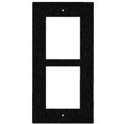 2N IP Verso cadre encastré 2 modules noir - 9155012B