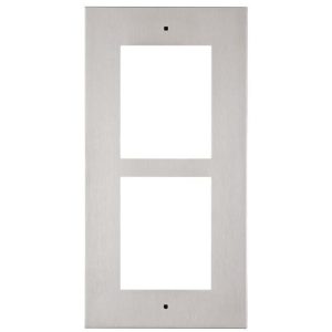 2N IP Verso cadre encastré 2 modules gris - 9155012