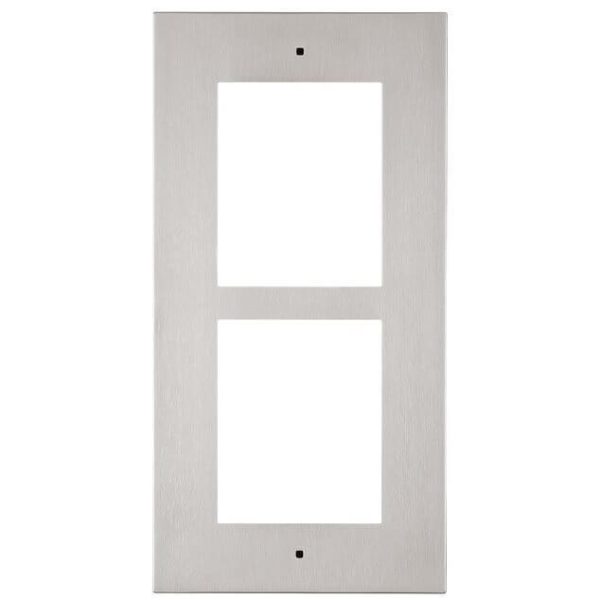 2N IP Verso cadre encastré 2 modules gris - 9155012