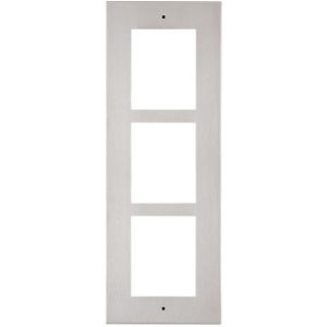 2N IP Verso cadre encastré 3 modules gris - 9155013