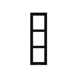 2N IP Verso cadre saillie 3 modules noir - 9155023B