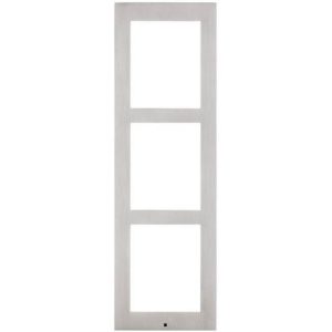 2N IP Verso cadre saillie 3 modules gris - 9155023