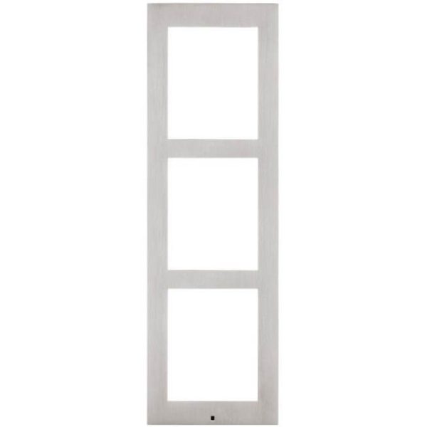 2N IP Verso cadre saillie 3 modules gris - 9155023