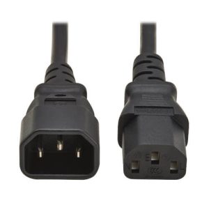 Cordon d'alimentation C13 vers C14 10A 1M Noir - P004-01M-EU