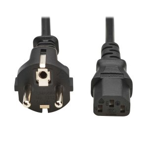 Cordon d'alimentation Schuko vers C13 10A 1M Noir - P054-01M-EU