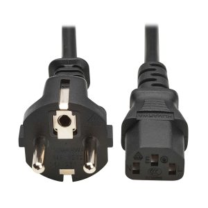 Cordon d'alimentation Schuko vers C13 10A 3M Noir - P054-03M-EU