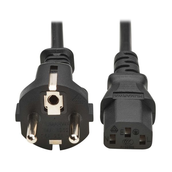 Cordon d'alimentation Schuko vers C13 10A 3M Noir - P054-03M-EU