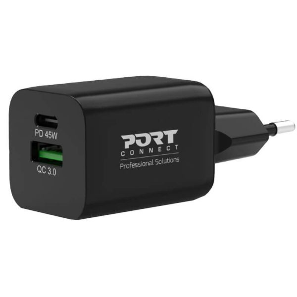Alimentation USB 45W Techno GaN USB A + USB C - 900105-EU
