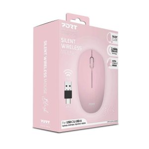 Souris collection Wireless 3 boutons USB Rose - 900541
