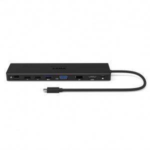 Docking TRAVEL type C 4K USB RJ45 SD card chargeur - 901906-W