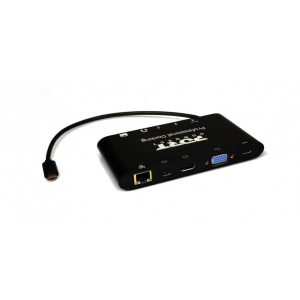 Docking TRAVEL type C 4K USB RJ45 SD card chargeur - 901906