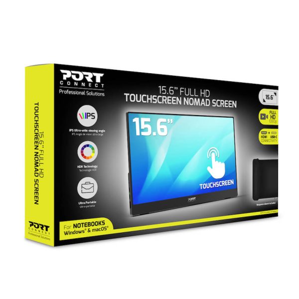 Moniteur portable tactile 15,6" Full HD HDMI USB-C - 902101T