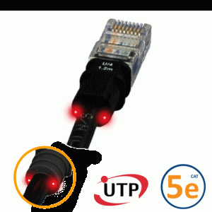 Cordon réseau RJ45 Patchsee Cat 5e UTP 0.6m - U/2