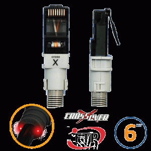 Cordon réseau RJ45 Patchsee croisé Cat 6 FTP 1.2m - XPCI6-F/4