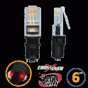 Cordon réseau RJ45 Patchsee croisé Cat 6 UTP 1.2m - XPCI6-U/4