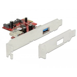 Carte PCI Express USB 3.0 1+1 ports Dual Profile - 89273