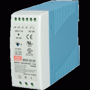 Alimentation industrielle Rail Din 24V 40W Slim - MDR-40-24