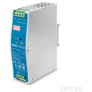 Alimentation industrielle Rail Din 24V 75W - NDR-75-24