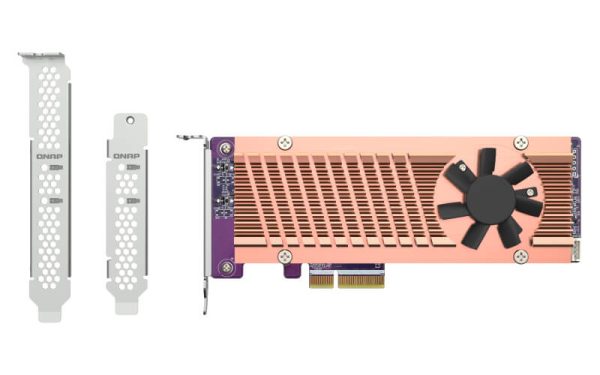 Dual M.2 PCIe SSD expansion card - QM2-2P-344A