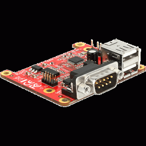 Carte fille Raspberry USB 2.0 > 2 RS232 / 2 USB - 62649
