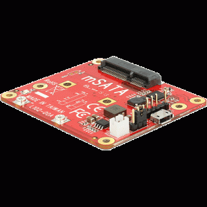 Carte fille Raspberry USB 2.0 vers mSata - 62648