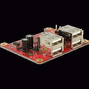 Carte fille Raspberry USB 2.0 vers 4 USB 2.0 - 62650