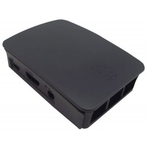 Boitier noir pour Raspberry PI 4 B - PI4B_CASE_BG
