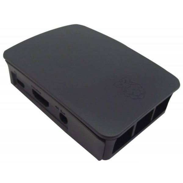 Boitier noir pour Raspberry PI 4 B - PI4B_CASE_BG