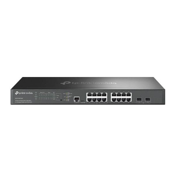 Switch Omada L2+ 16 x 2,5G dont 8 PoE+ et  2 SFP+ - SG3218XP-M2