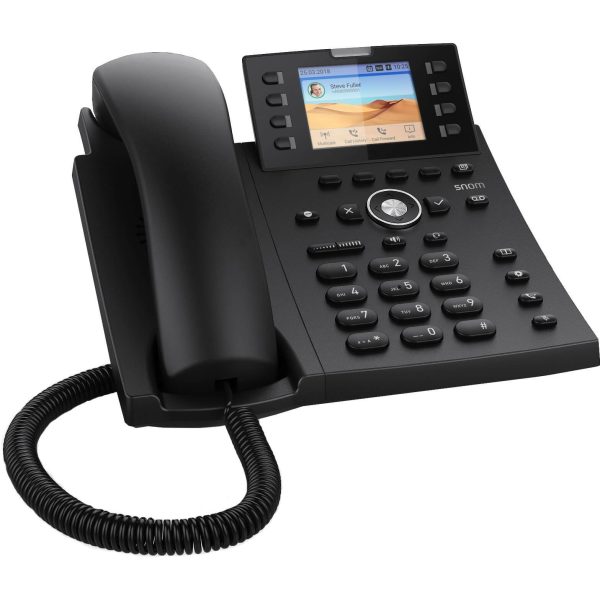 Téléphone SIP Snom D335 4 comptes noir USB - 4390