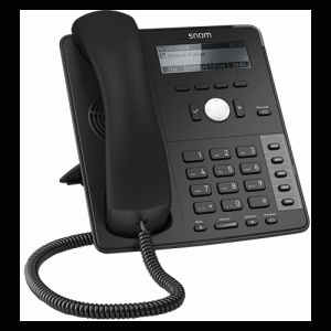 Téléphone SIP Snom D715 4 comptes Giga USB noir - 4039