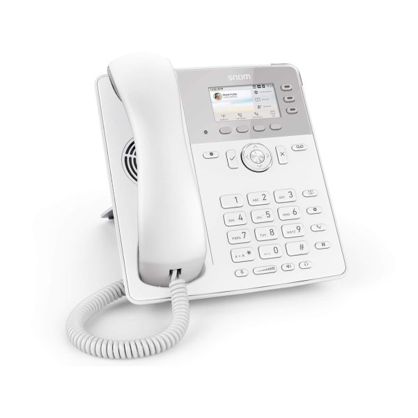 Téléphone SIP Snom D717 4 comptes Giga USB blanc - 4398