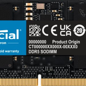 Mémoire SODIMM DDR5 16Go 4800MHz PC-38400 CL40