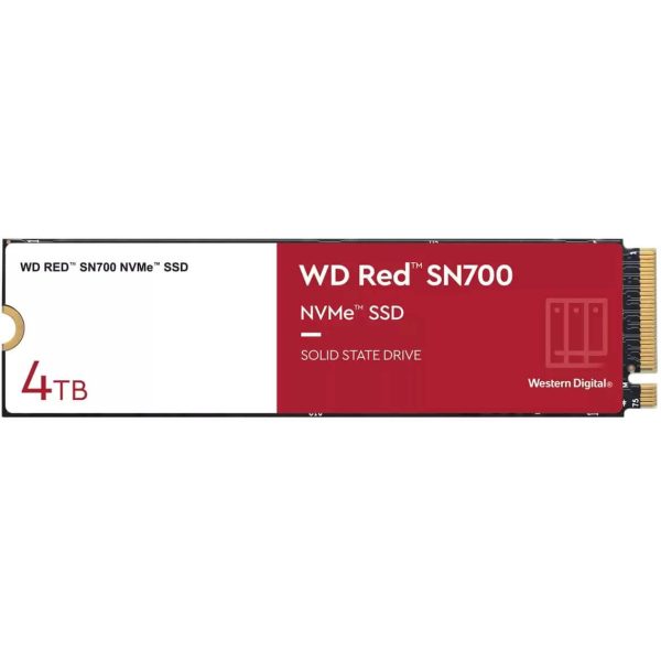 SSD WD Red SN700 NVMe 4To -Format M.2 2280 - WDS400T1R0C