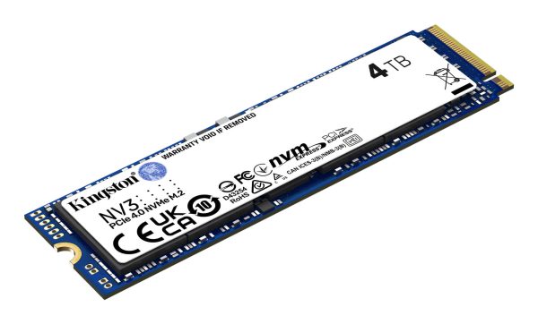SSD Kingston NV3 4To NVMe  - Format M.2 2280 - SNV3S/4000G