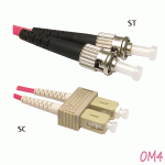 Jarretière OM4 SC/UPC ST/UPC Duplex Primacy 10m - EO490694-10