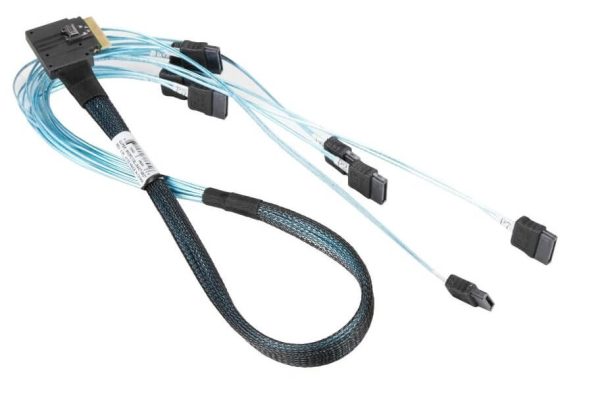 Cable mini SAS SAS (SFF-8654) x8 to 8x SATA  1m - CBL-SAST-0827