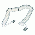 Handset wire WHITE D7xx - 2540