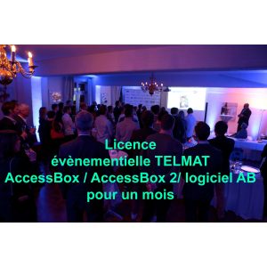 Licence évènementielle 100 conn. sup. 1 mois - ABLO1M0100