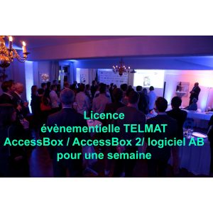 Licence évènementielle 100 conn. sup. 1 semaine - ABLO1S0100