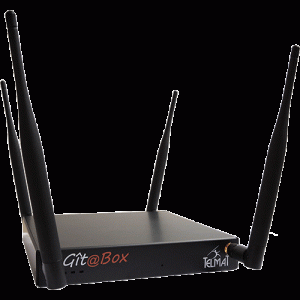 GitaBox2 WiFi 3 ports Eth. 25 accès simu. (25 max) - GITBOXW025