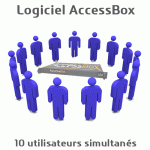 Logiciel AccessBox pour 10 accès Internet simult. - ABXLOG0010