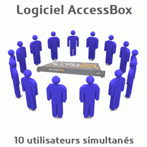 Logiciel AccessBox pour 10 accès Internet simult. - ABXLOG0010