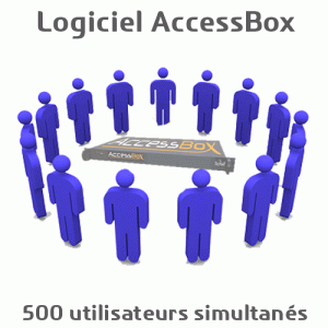 Logiciel AccessBox pour 500 accès Internet simult. - ABXLOG0500