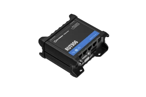 Routeur indus LTE Cat4 2 sims 4x100Mb Wifi GNSS - RUT906