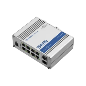 Switch indus 8 ports Giga PoE + 2 SFP 240W IP30 - TSW200