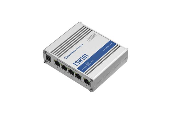Switch indus 5x Giga (4 PoE) automotive 60W IP30 - TSW101