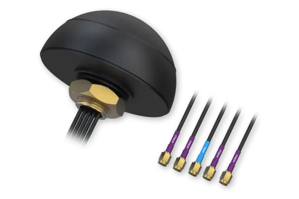 COMBO QUAD MOBILE/GNSS roof SMA antenna - PR1KCL28
