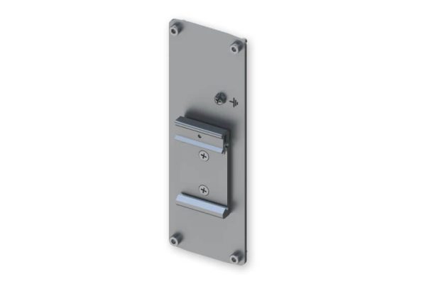 TSW2 Rear panel with DIN Rail holder - PR5MEC25