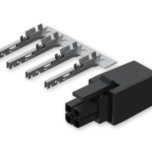 4-PIN plug with contact terminals - PR4MK04K